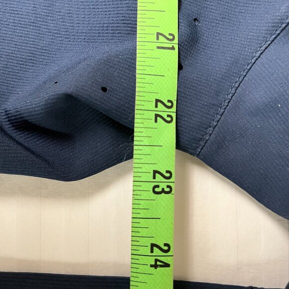 Nike Fit Dri Jacket Mens L Blue White Full Zip Lightweight Athletic Zip Pockets - Picture 11 of 11